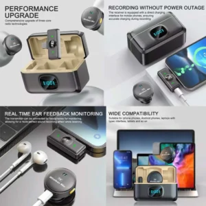Upgrade Audio Fast with SX21 Original Wireless Magnetic Microphone