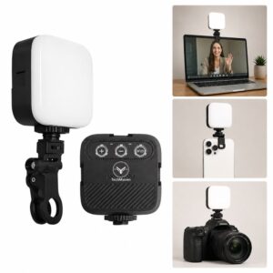 M-88 Mini Portable LED Video Light for Photography & Vlogging – Rechargeable Handheld Fill Light