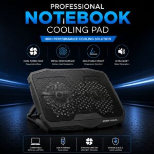 TCLP 88 Cooling Pad For 13-17 Inch Laptops Gaming Notebook