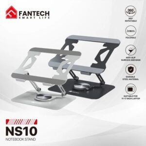 Upgrade Comfort With FANTECH NS10 Laptop Stand Black Silver