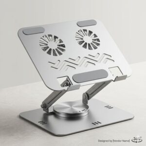 360 Degree Rotation Laptop stand with cooling fan