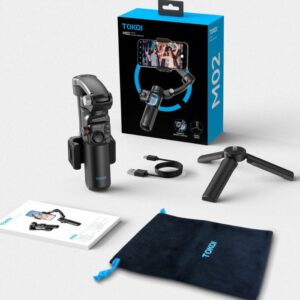 TOKQI M02 Handheld 3-Axis Gimbal Stabilizer Anti Shake Video Record Stabilizer