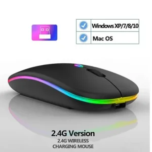 Powerful HP W10 RGB Wireless Mouse with Rechargeable Battery
