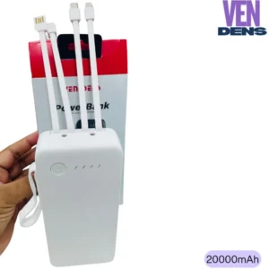 Buy Powerful Ven-Dens VD-PB059 20000mAh Power Bank Fast Charge