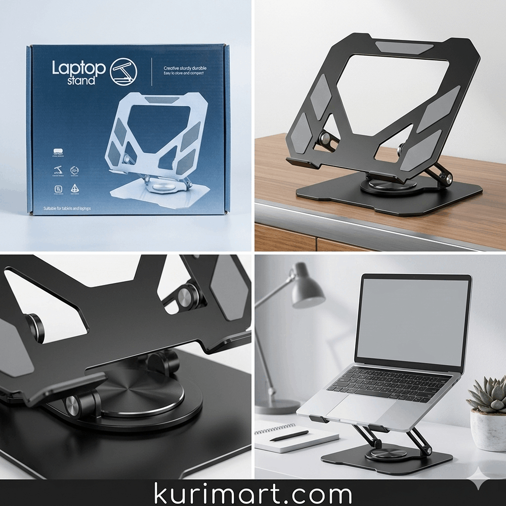 Best Selling 360° Metal Laptop Stand Fall-12 - Image 4
