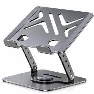 Upgrade Comfort with Powerful SG-19 360° Rotating Aluminum Foldable Laptop Stand