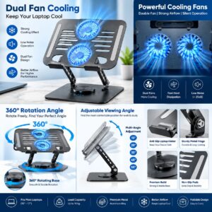 Ultimate Powerful Laptop Cooling Stand 360° Foldable Design