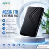 Reliable Apacer AC236 1TB USB 3.2 Gen 1 External HDD