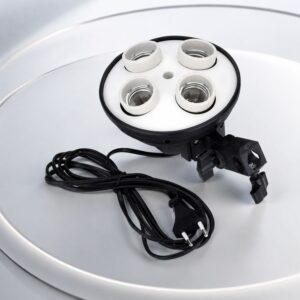 Reliable 4 in 1 E27 Socket Light Holder for Studio Lighting