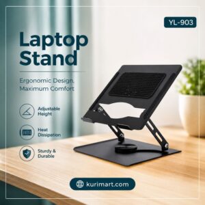 YL 903 Adjustable Ergonomic Laptop Stand for Better Comfort