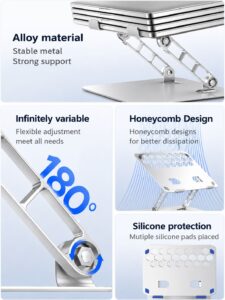 ORICO LST02i Adjustable Foldable Laptop Stand- Perfect Ergonomic Solution
