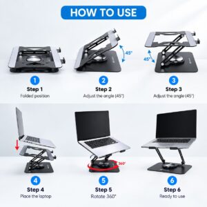 Upgrade Comfort With FANTECH NS10 Laptop Stand Black Silver