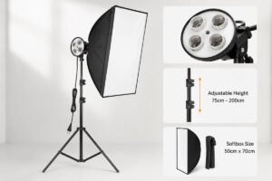 Reliable 4 in 1 E27 Socket Light Holder for Studio Lighting