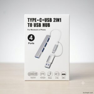 Ultimate Type C 4 Port USB Hub Cable for Fast Expansion