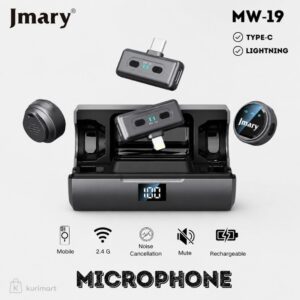 Amazing Jmary MW-19 Dual Wireless Microphone for iPhone