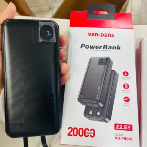 Ultimate VEN-DENS Power Bank 20000mAh Fast Charging Backup