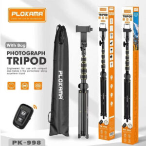 Premium Plokama PK-998 Photograph Tripod for Professional Content Creation