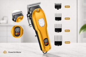 Kemei KM 802 Hair Trimmer Clipper for Sharp Styling