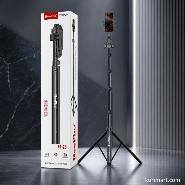 NEEPHO NP-Z3 Smart Tripod Selfie Stick for Vlogging