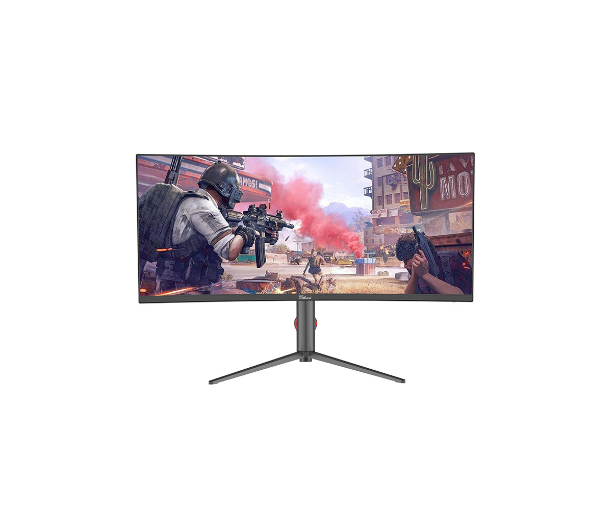 PC Power PCG34B180WQC 34 Inch WQHD 180Hz Curved Gaming Monitor