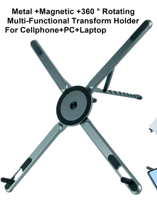 Smart Foldable Magnetic Laptop Stand for Better Desk Setup