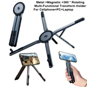 Smart Foldable Magnetic Laptop Stand for Better Desk Setup